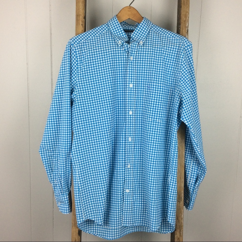 Tailorbyrd Collection Plaid Check Button Down LS
